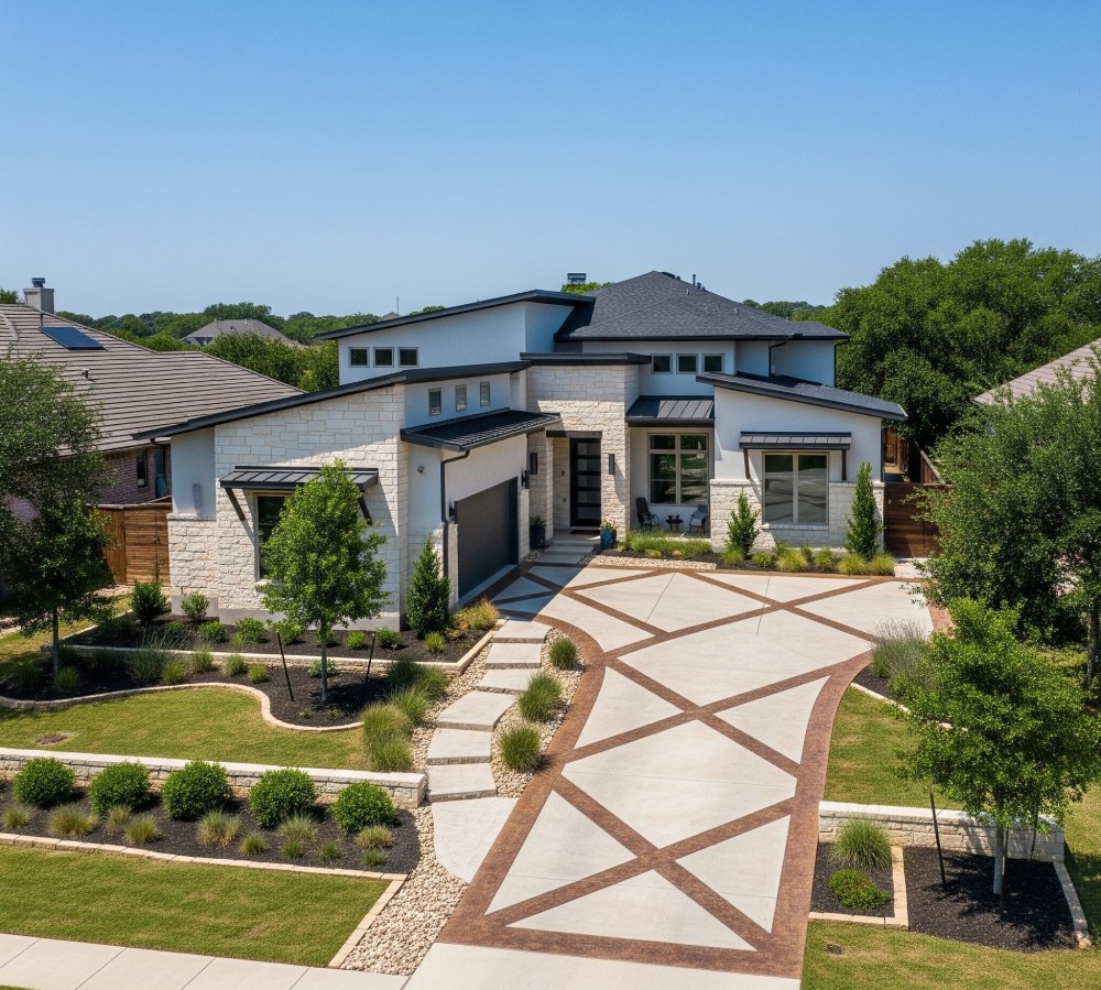 Concrete Pool Decks in Austin, TX project by 512 Luxury Landscaping in Austin, TX