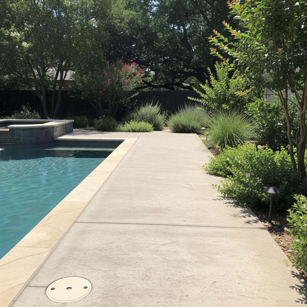 Concrete Pool Decks in Austin, TX by 512 Luxury Landscaping in Austin, TX