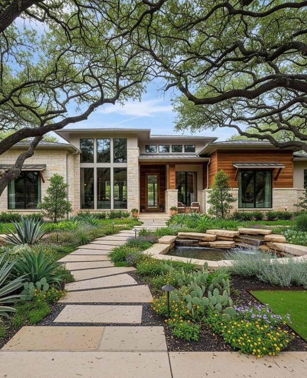 Austin Home Front Yard