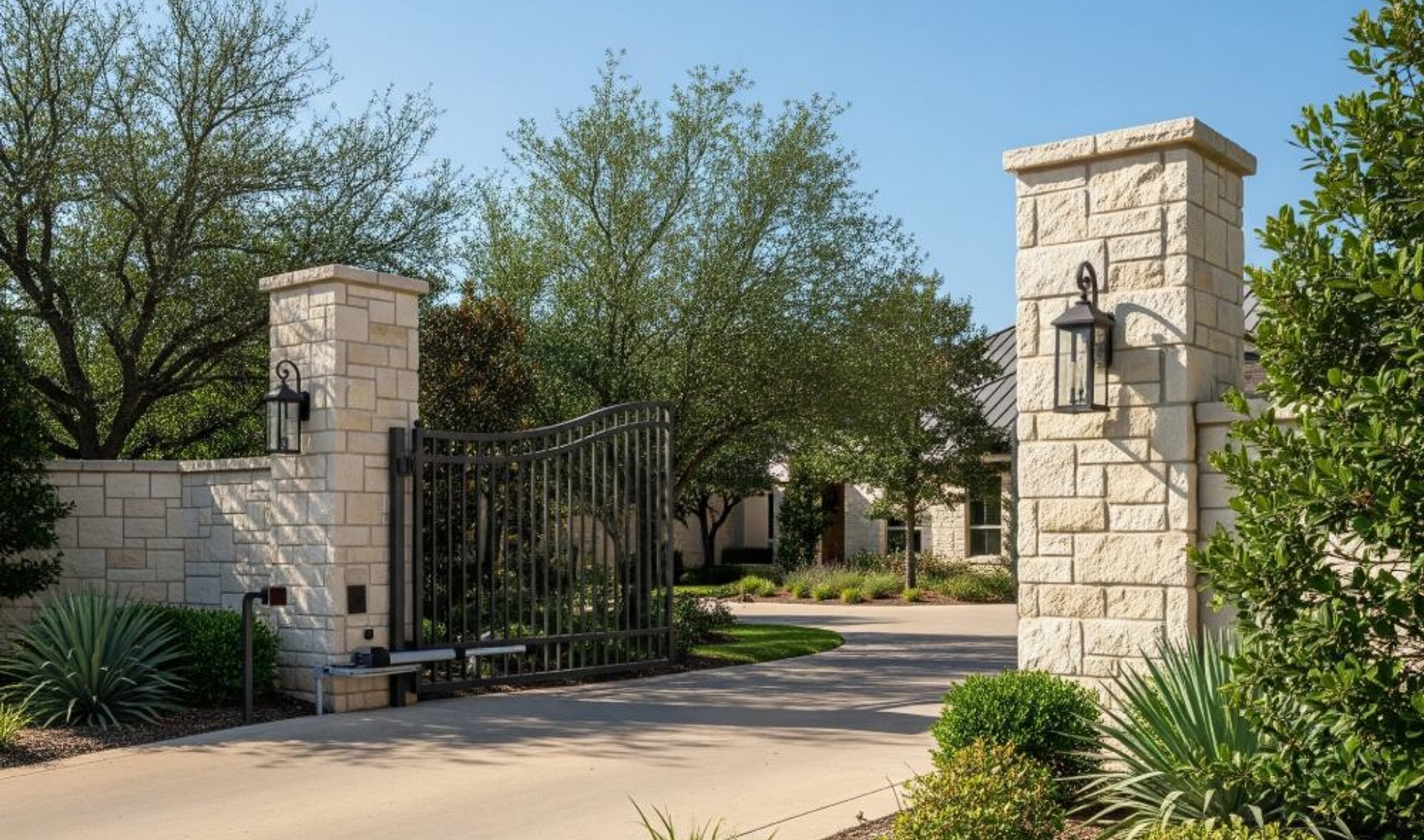 paver driveway at an Austin home