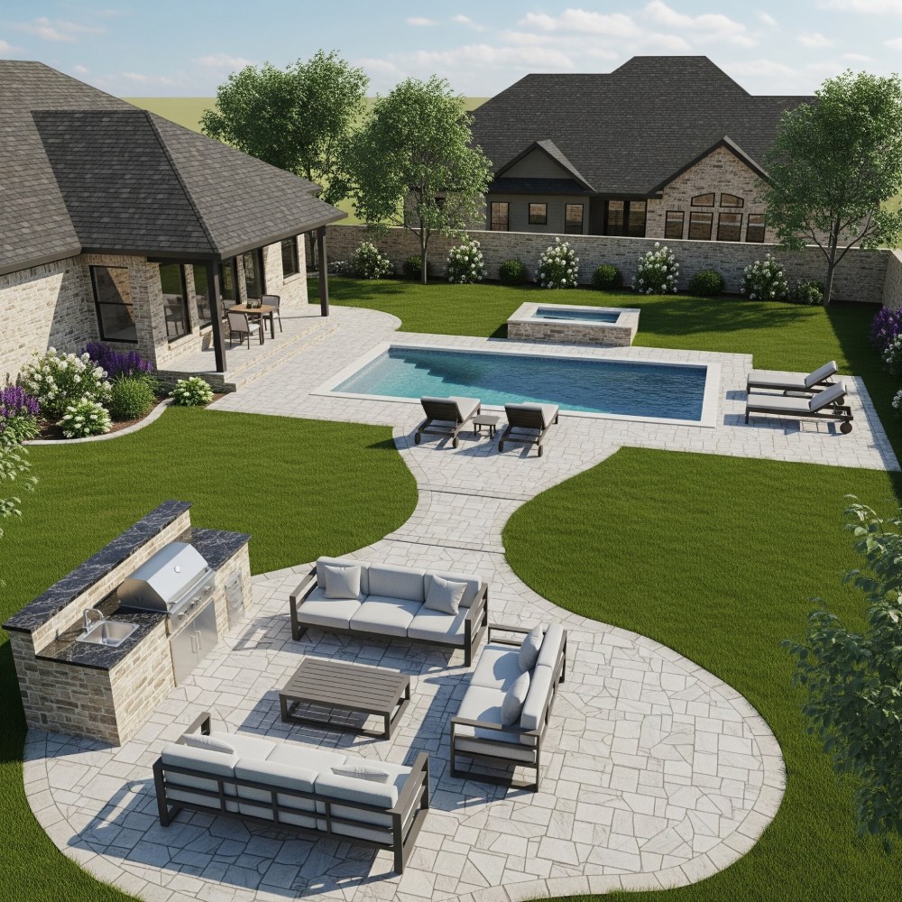 3D Rendering & Visualization in Austin, TX by 512 Luxury Landscaping in Austin, TX