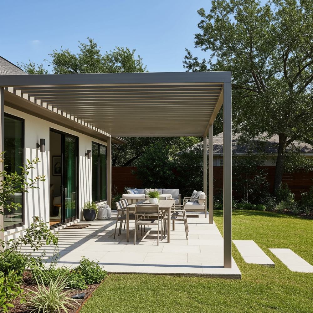 Metal Pergolas in Austin, TX by 512 Luxury Landscaping in Austin, TX