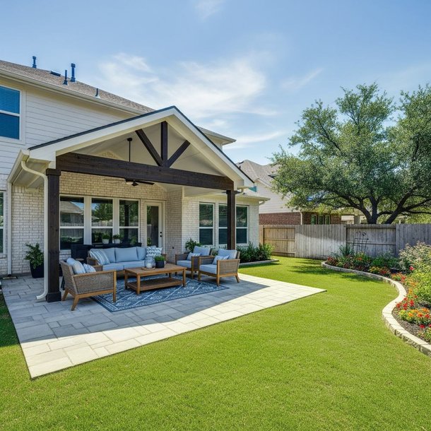 modern home at night