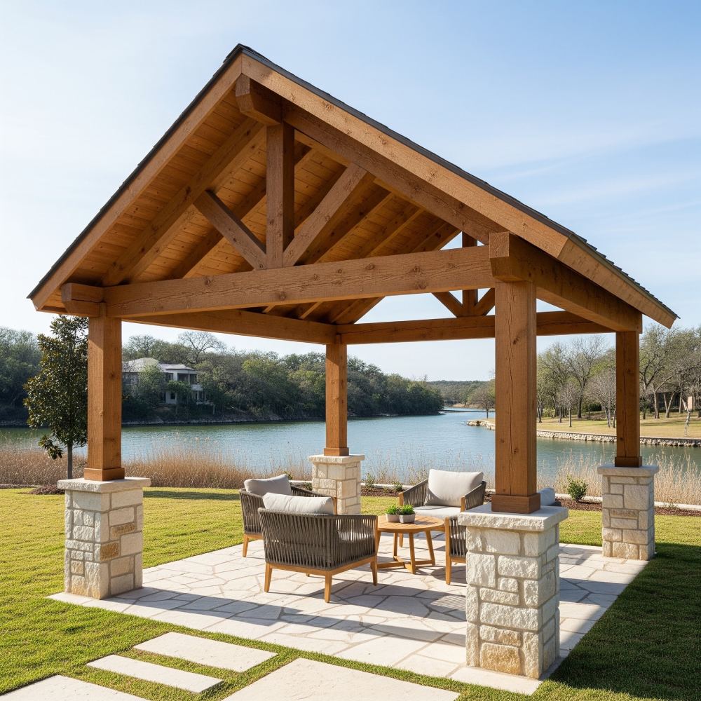 Freestanding Patio Covers in Austin, TX by 512 Luxury Landscaping in Austin, TX