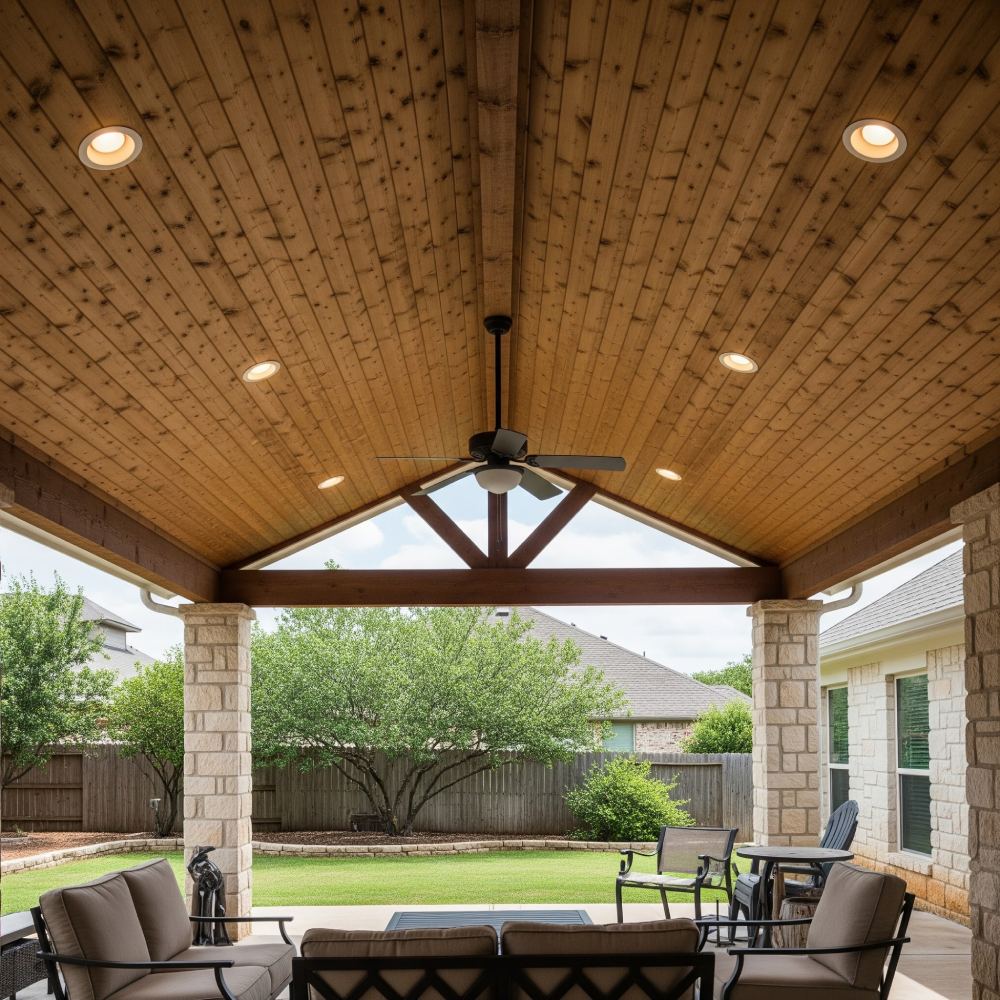 Outdoor Ceiling Fans & Lighting in Austin, TX by 512 Luxury Landscaping in Austin, TX