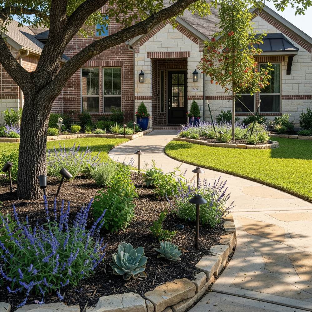 Landscape Lighting Installation in Austin, TX by 512 Luxury Landscaping in Austin, TX