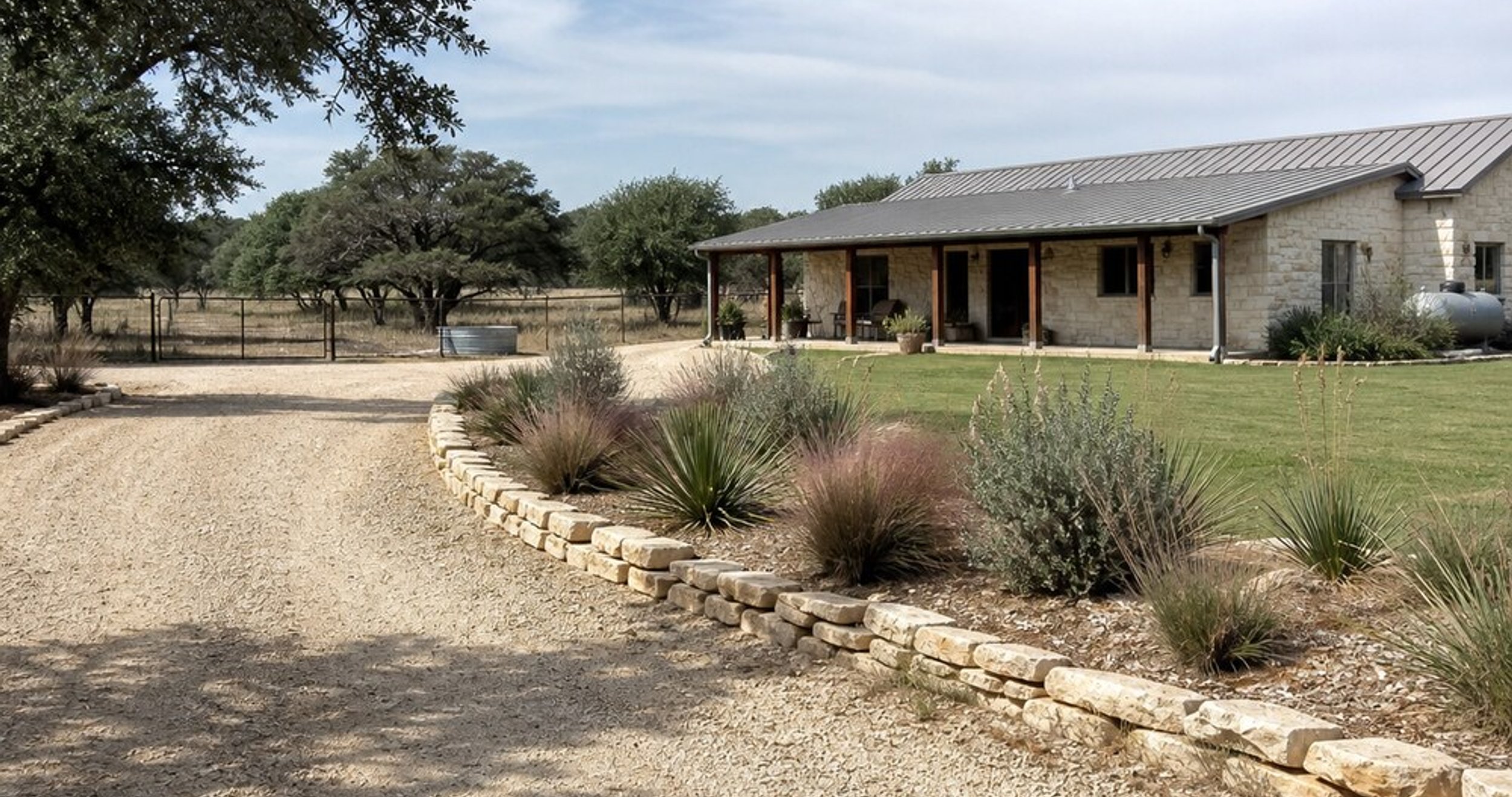 landscaping in Dripping Springs, TX by 512 Luxury Landscaping