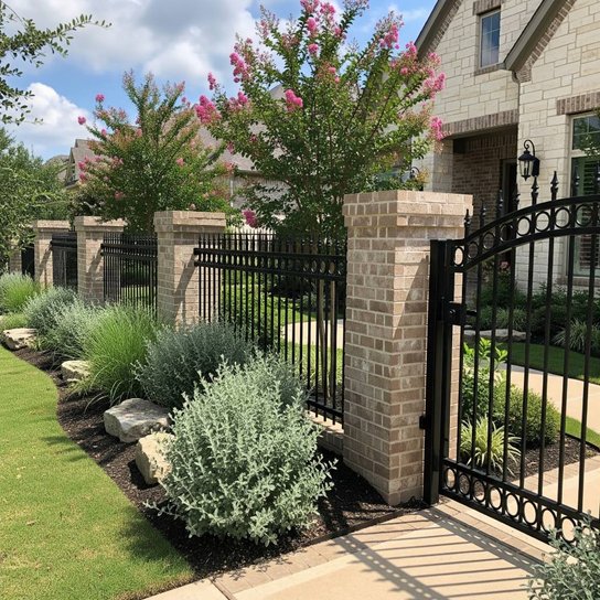 steel driveway gate