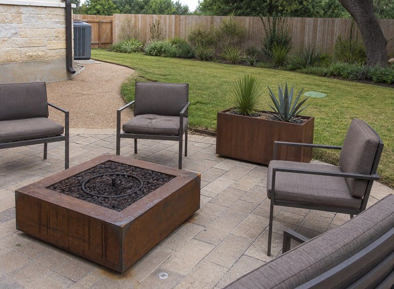 steel fire pit