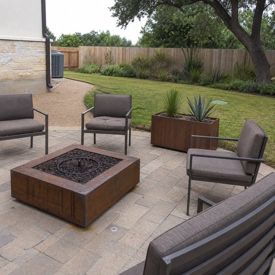 steel fire pit