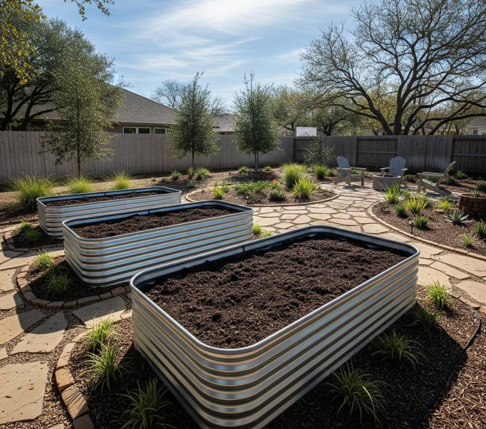 Decorative & Architectural Steelwork in Austin, TX project by 512 Luxury Landscaping in Austin, TX